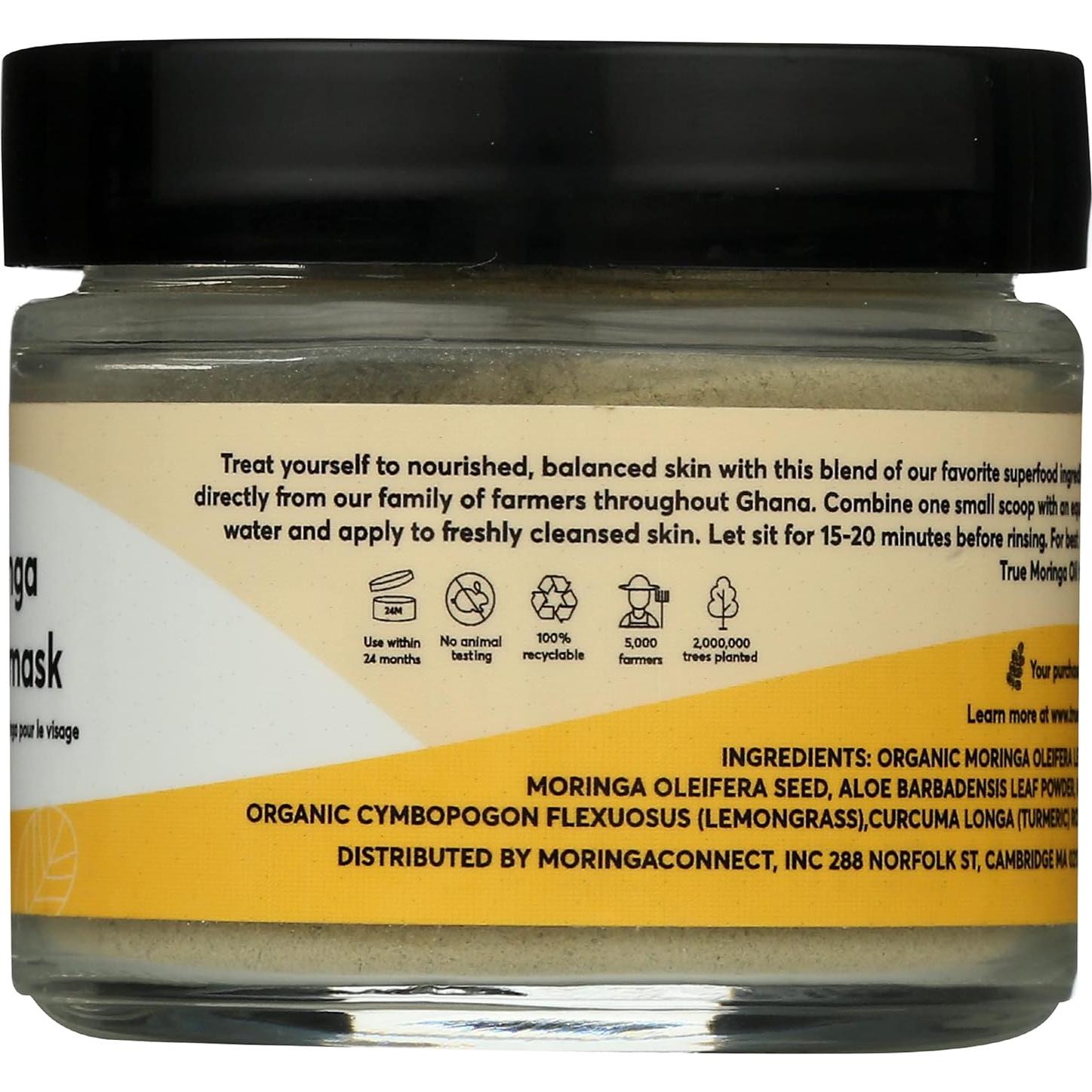 Máscara Facial Desintoxicante True Moringa 116g - Vegana