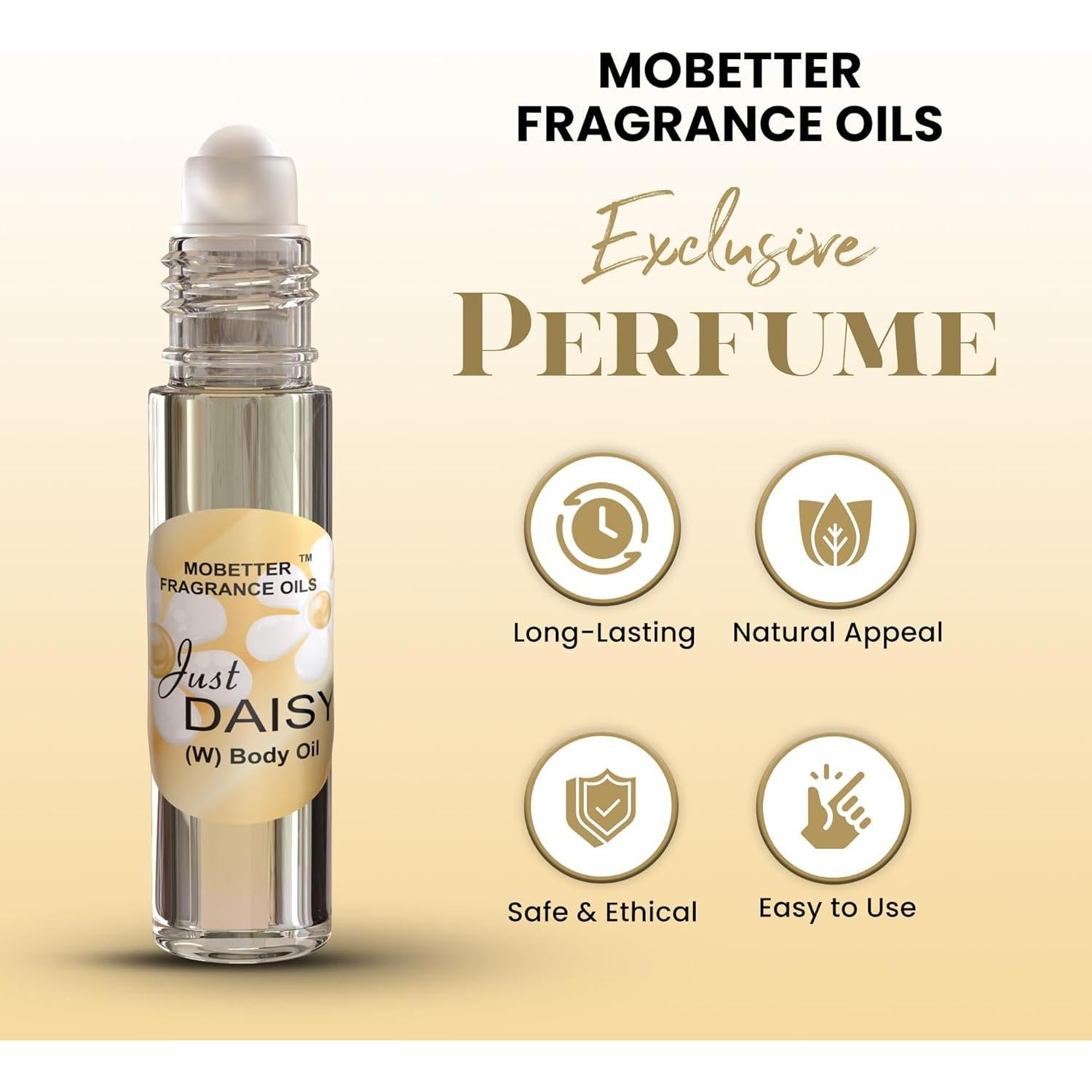Aceite de Fragancia MoBetter Just Daisy 32g - Aroma a Pastel de Fresa