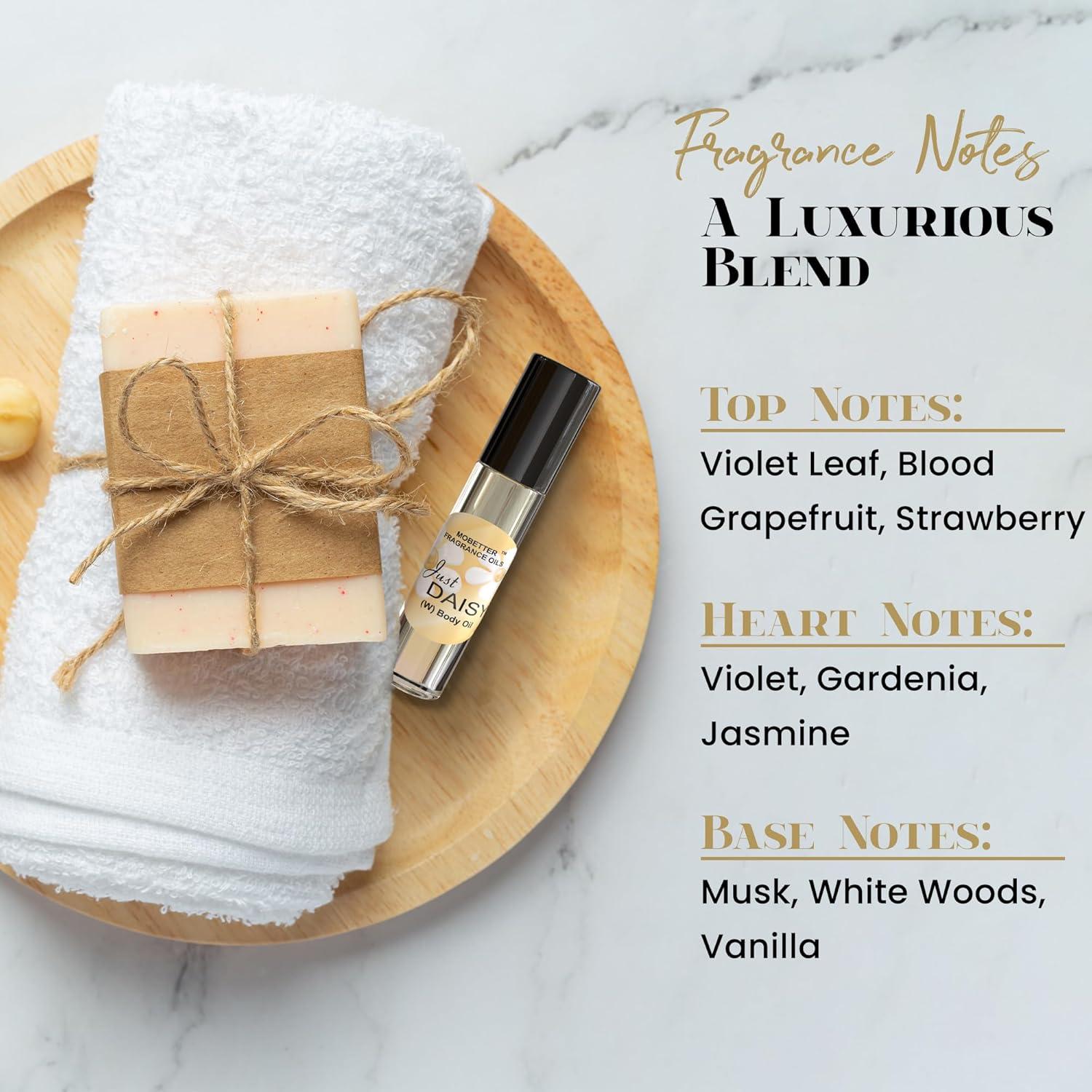 Aceite de Fragancia MoBetter Just Daisy 32g - Aroma a Pastel de Fresa