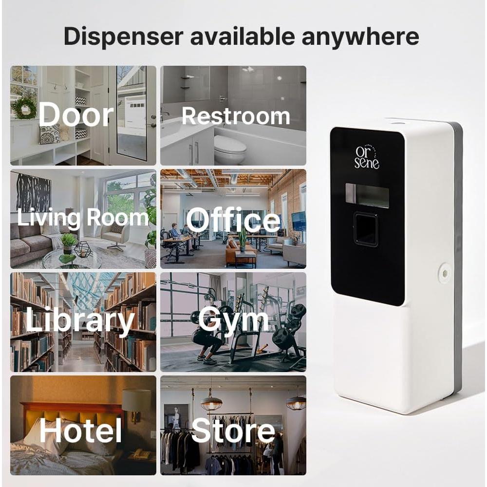 Dispensador Automático de Fragancia Orsene Gris - Programable