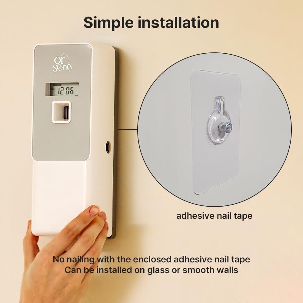 Dispensador Automático de Fragancia Orsene Gris - Programable