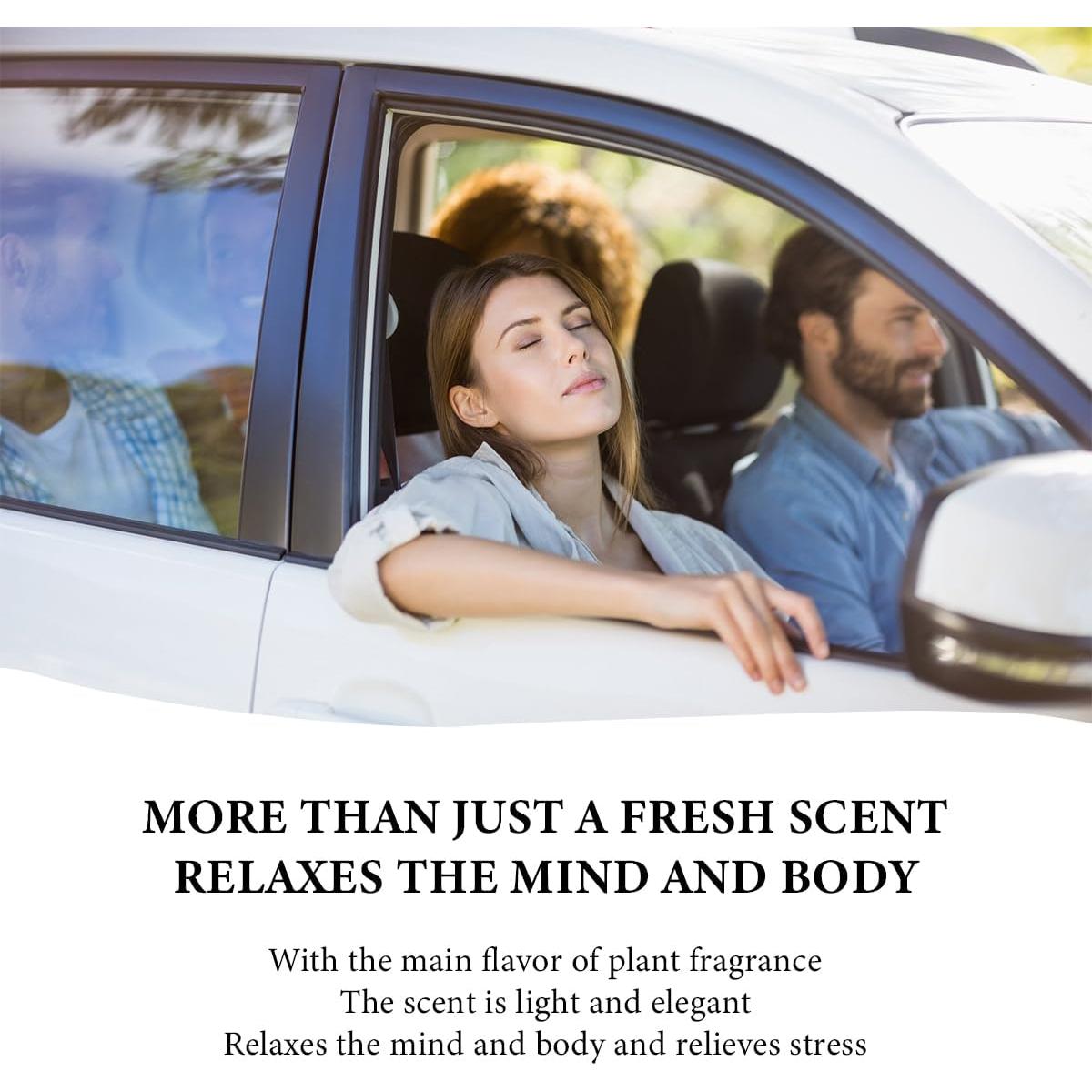 Ambientador de Auto Colgante KVAEY 2 PCS Vidrio Azul