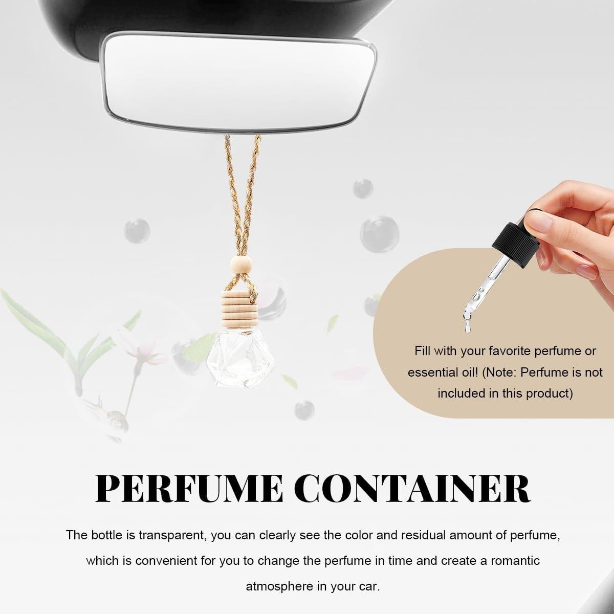 5 Ambientadores de Aire para Coche Colgantes SHMZK Rombo 8ml