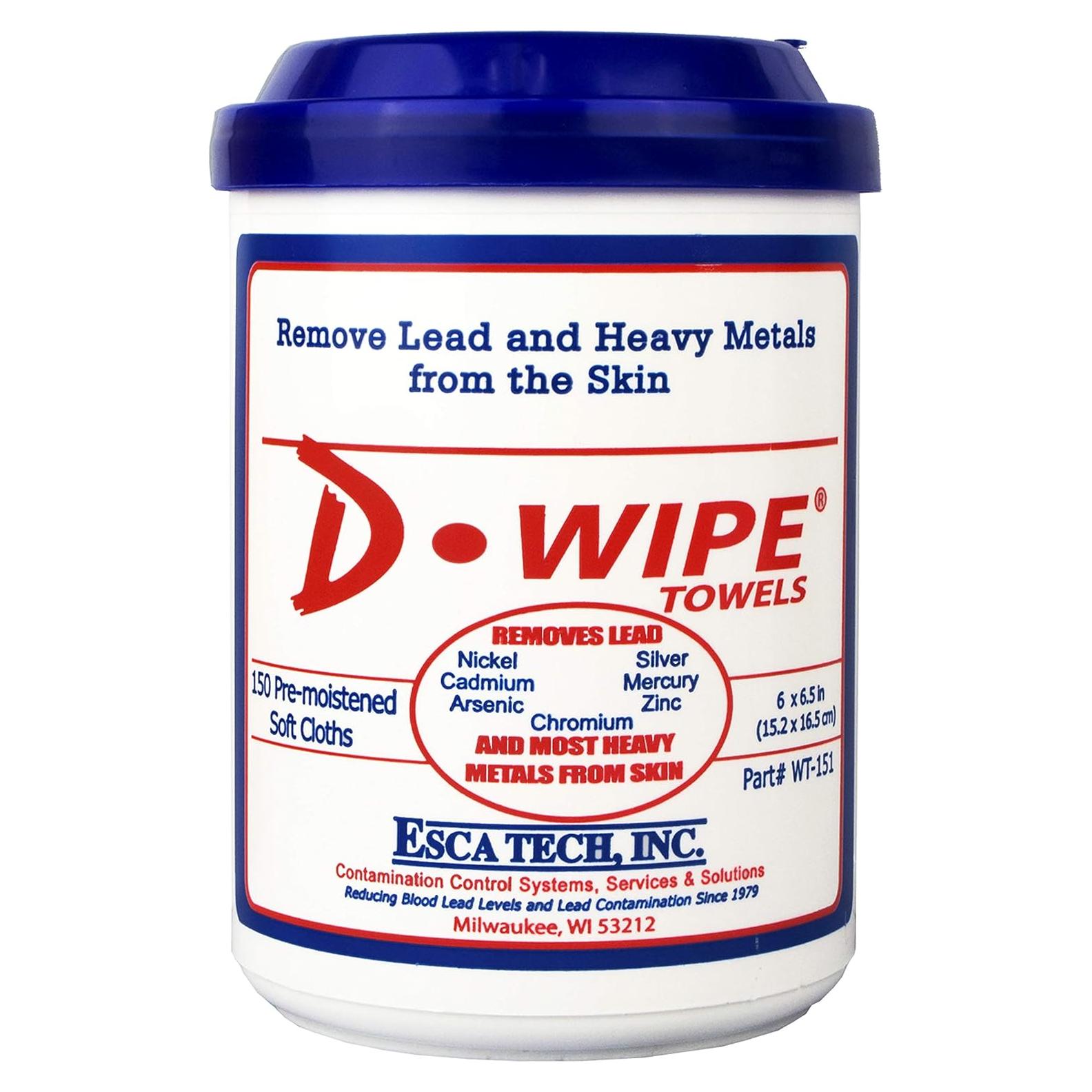 Toallas Desechables D-Lead D-Wipe 150 Unidades Sin Fragancia