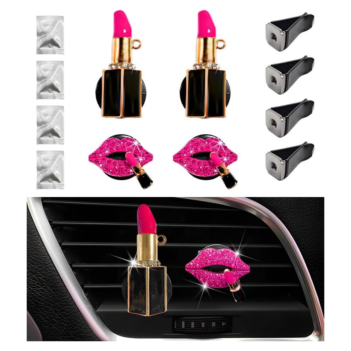 2 Clips de Ventilación Labio y Labial Yourkar con Aroma