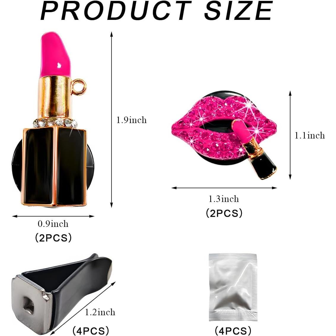 2 Clips de Ventilación Labio y Labial Yourkar con Aroma