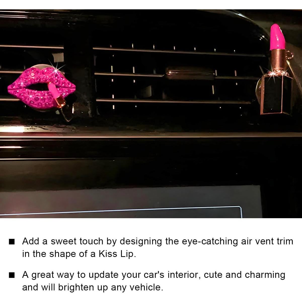 2 Clips de Ventilación Labio y Labial Yourkar con Aroma