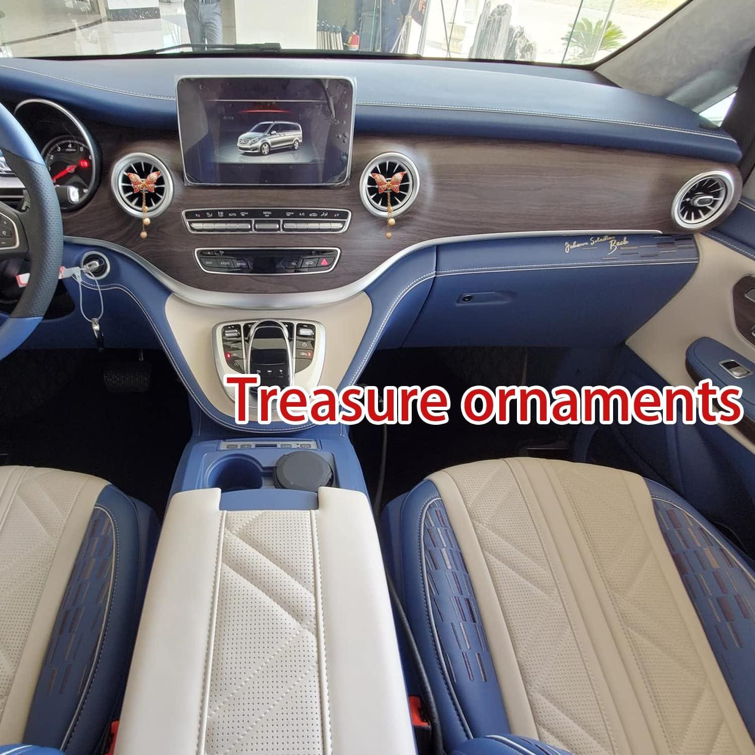 Clip de Ventilación Mariposa Rosa AICEL - 2 Pcs Decorativos