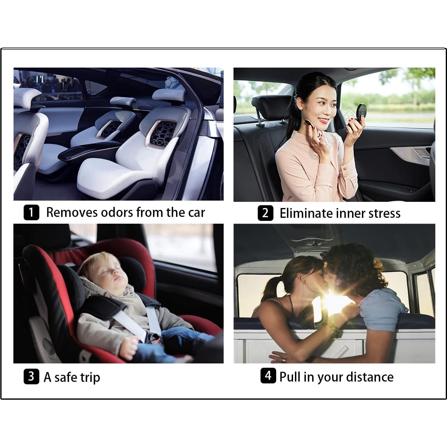 Clip de Ventilación Mariposa Rosa AICEL - 2 Pcs Decorativos