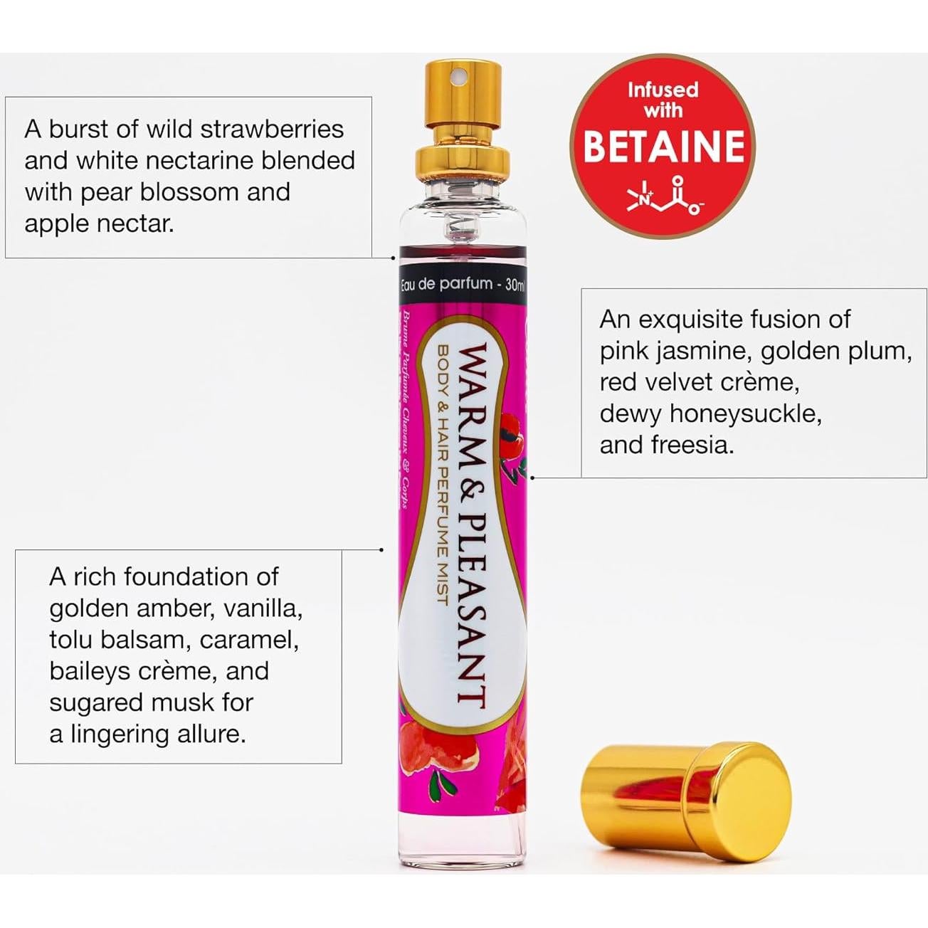 Bruma de Perfume Esha para Cuerpo y Cabello - Cálido y Agradable - 59g