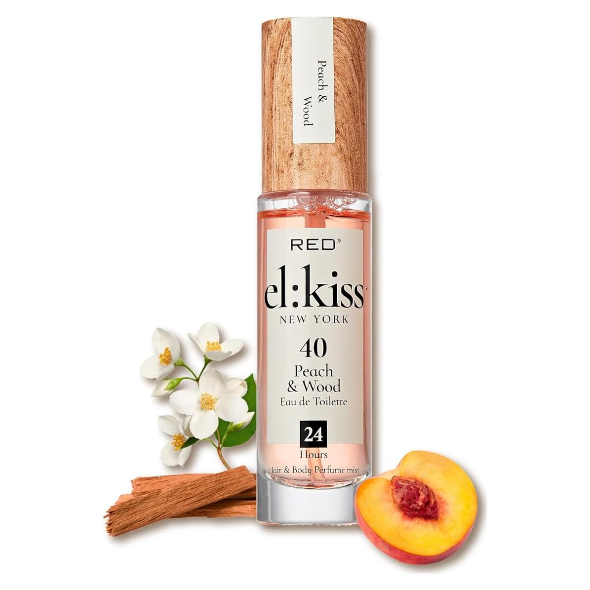 Bruma Corporal y Perfume para Cabello El:KISS 30mL - Durazno y Madera