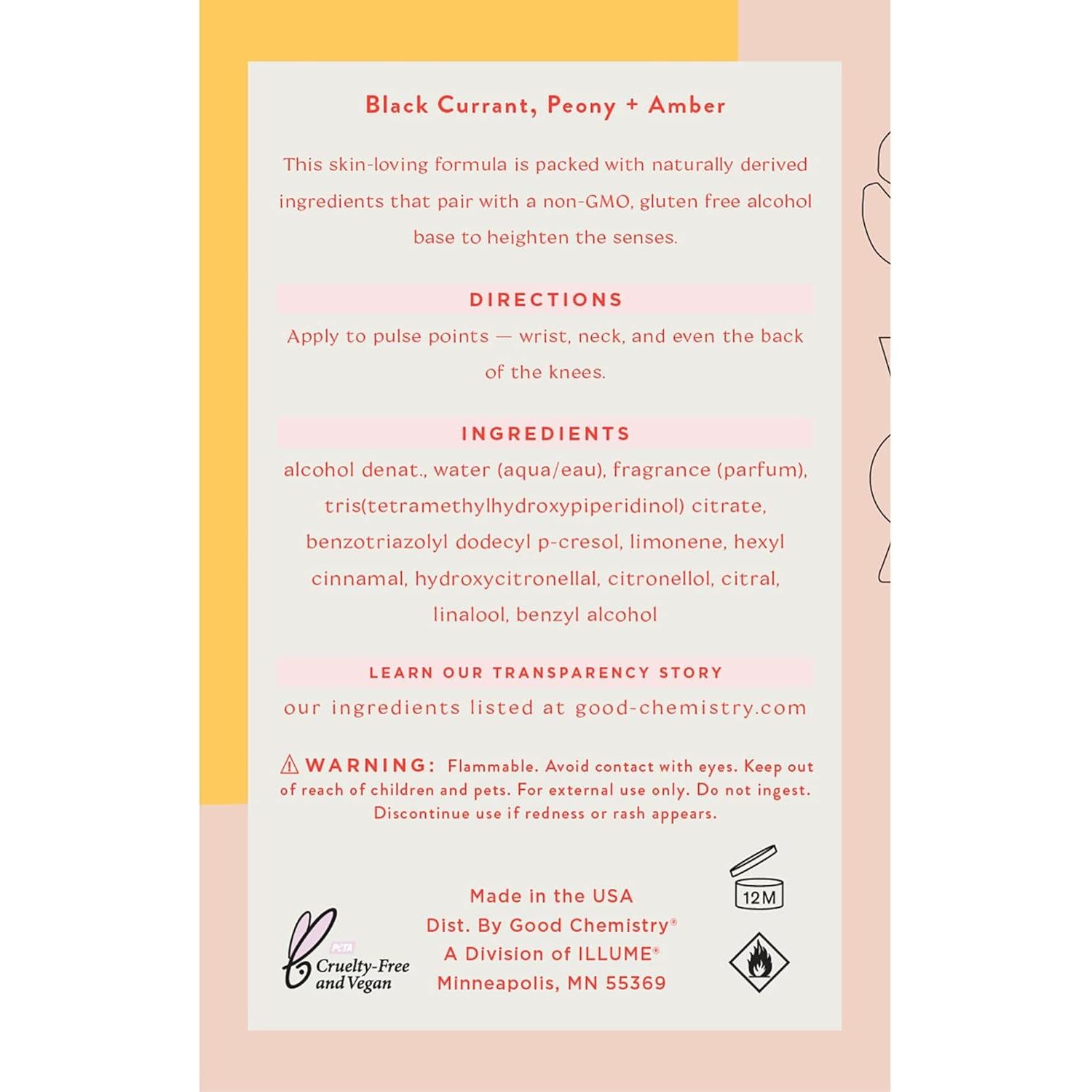 Bruma Corporal Good Chemistry Reina Abeja 148 ml Floral