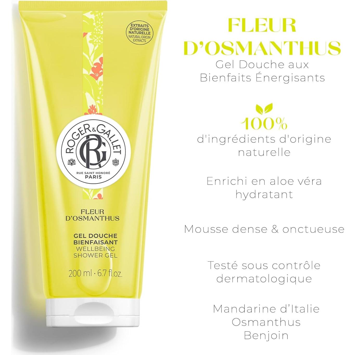 Gel de Ducha Roger & Gallet Fleur d'Osmanthus 196.1 ml