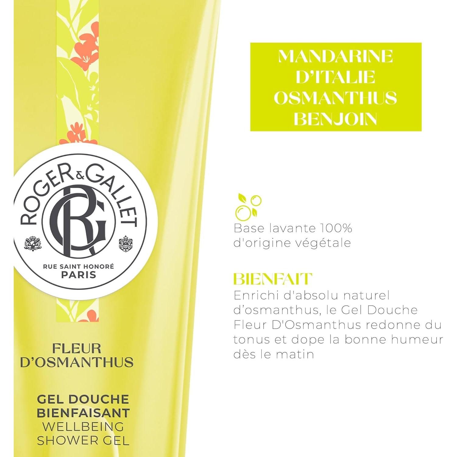 Gel de Ducha Roger & Gallet Fleur d'Osmanthus 196.1 ml