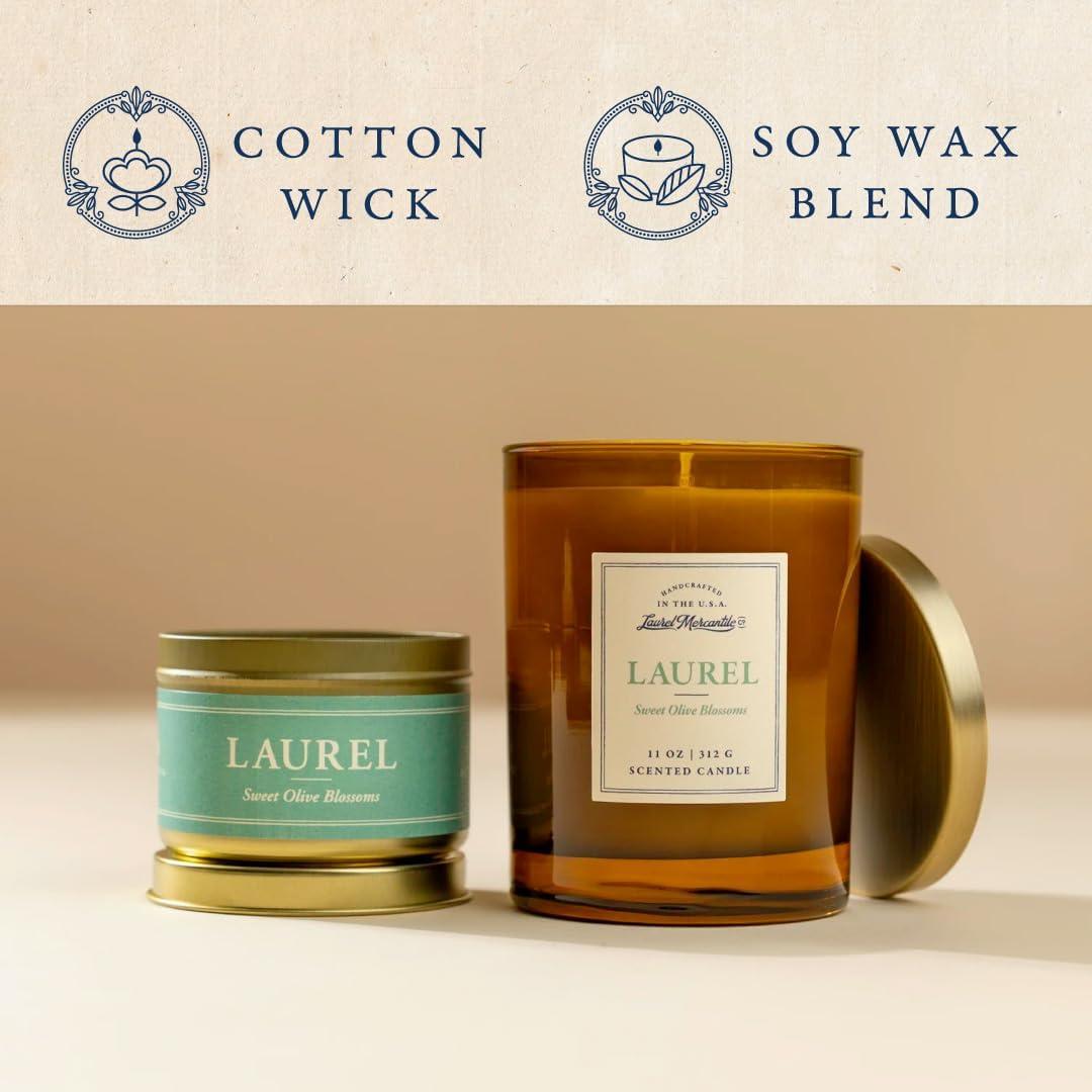 Vela Aromática 5 oz. Erin Napier - Flor de Olivo Dulce