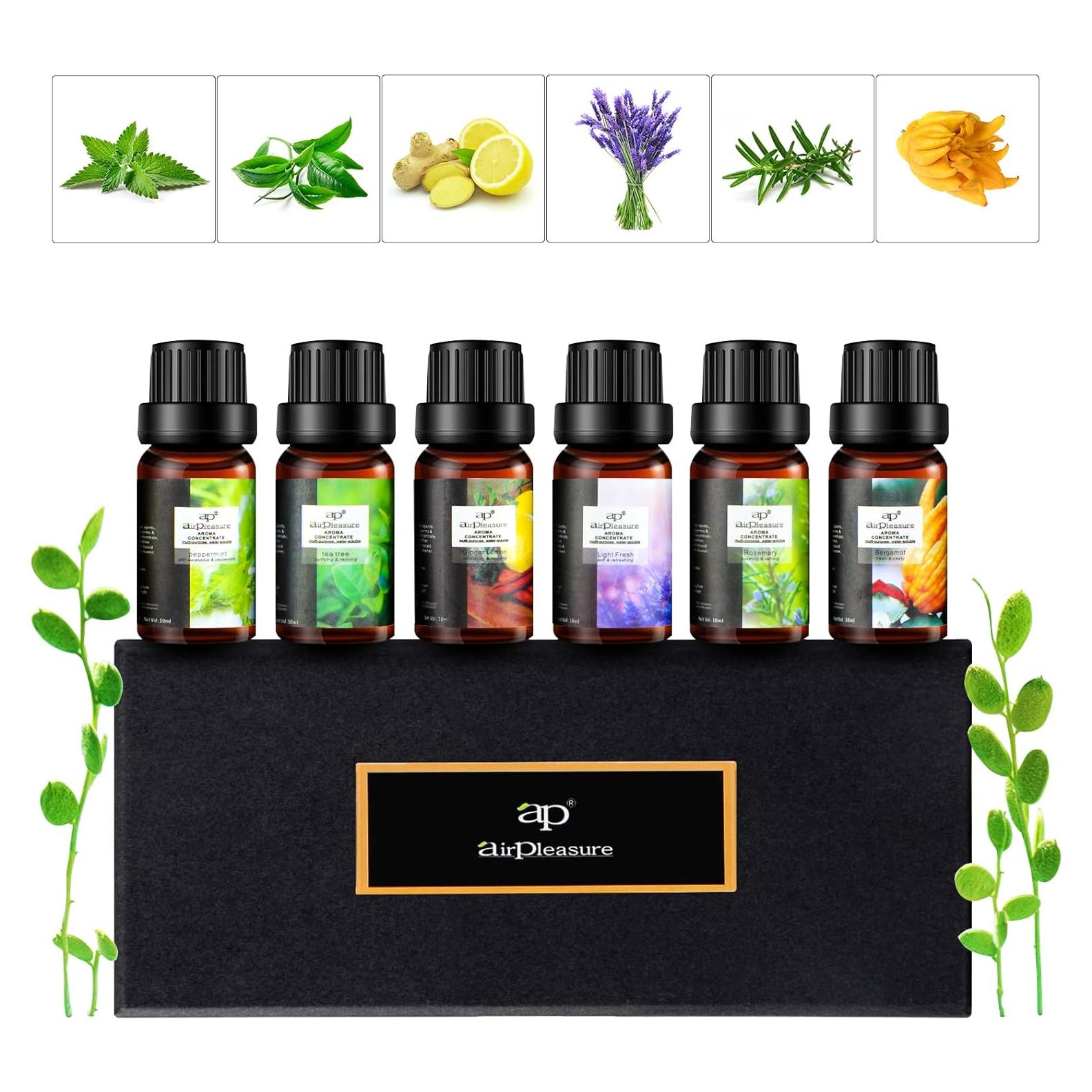 Kit de 6 Aceites Esenciales 10ml ap airpleasure - Aromaterapia