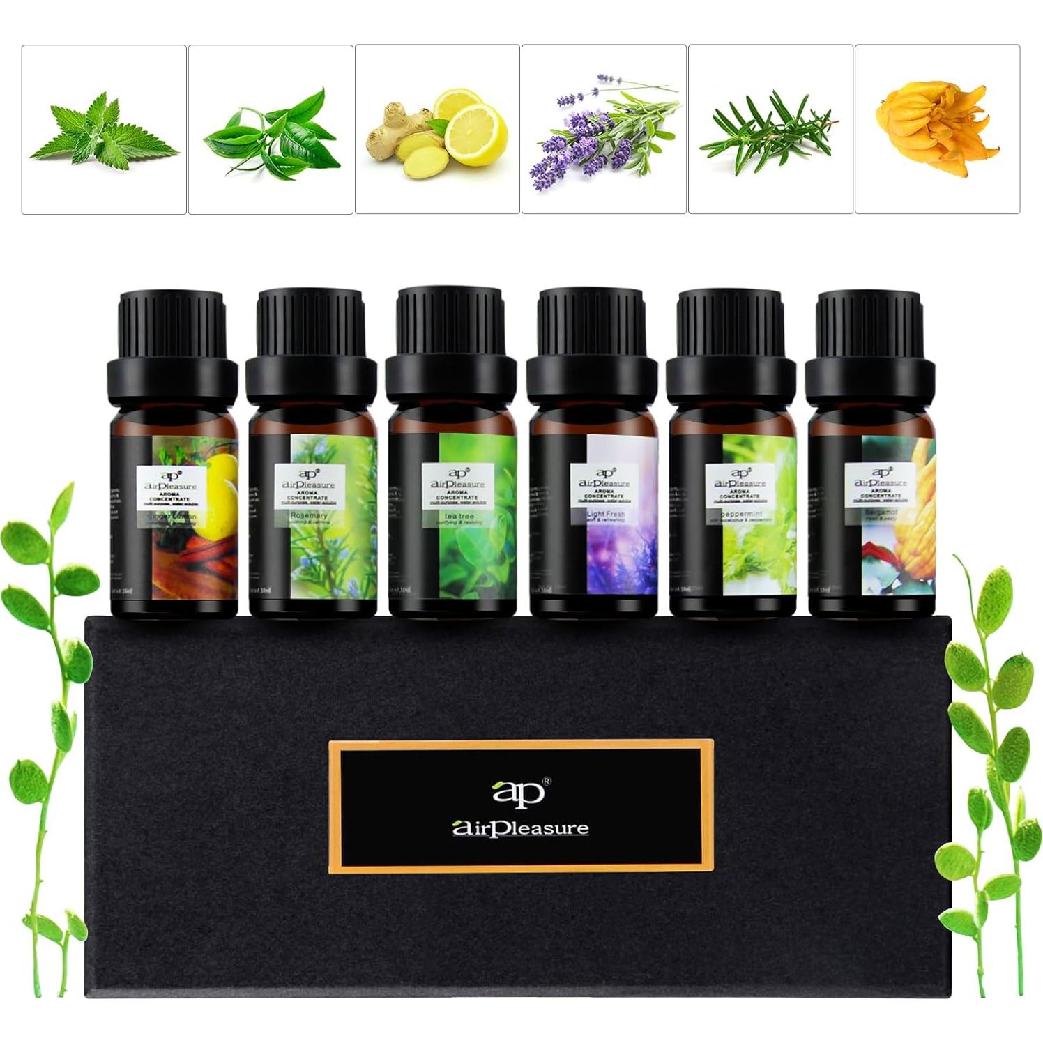 Kit de 6 Aceites Esenciales 10ml ap airpleasure - Aromaterapia