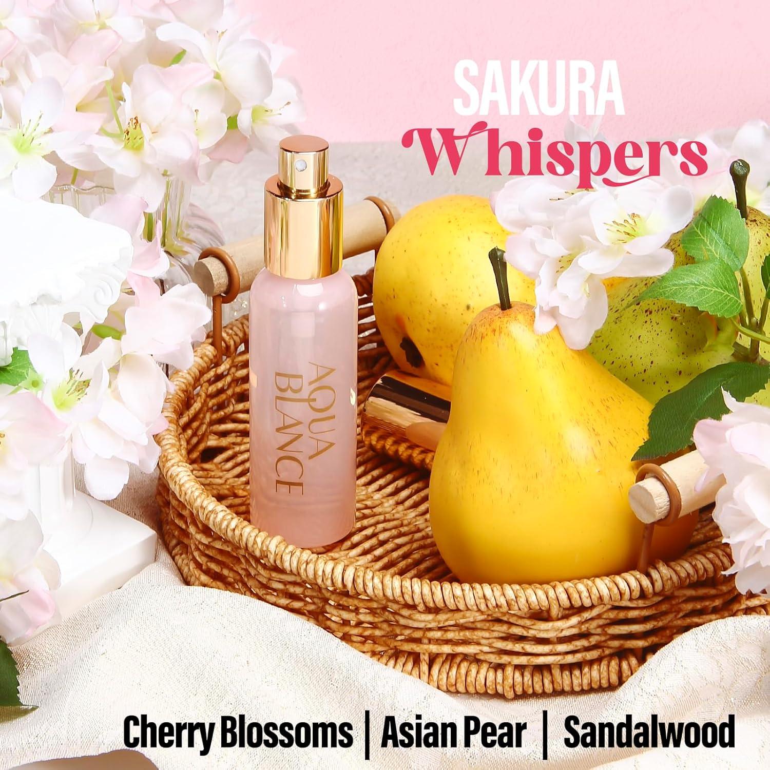 Set de 3 Sprays Corporales AQUA BLANCE 60ml Viaje Aromas