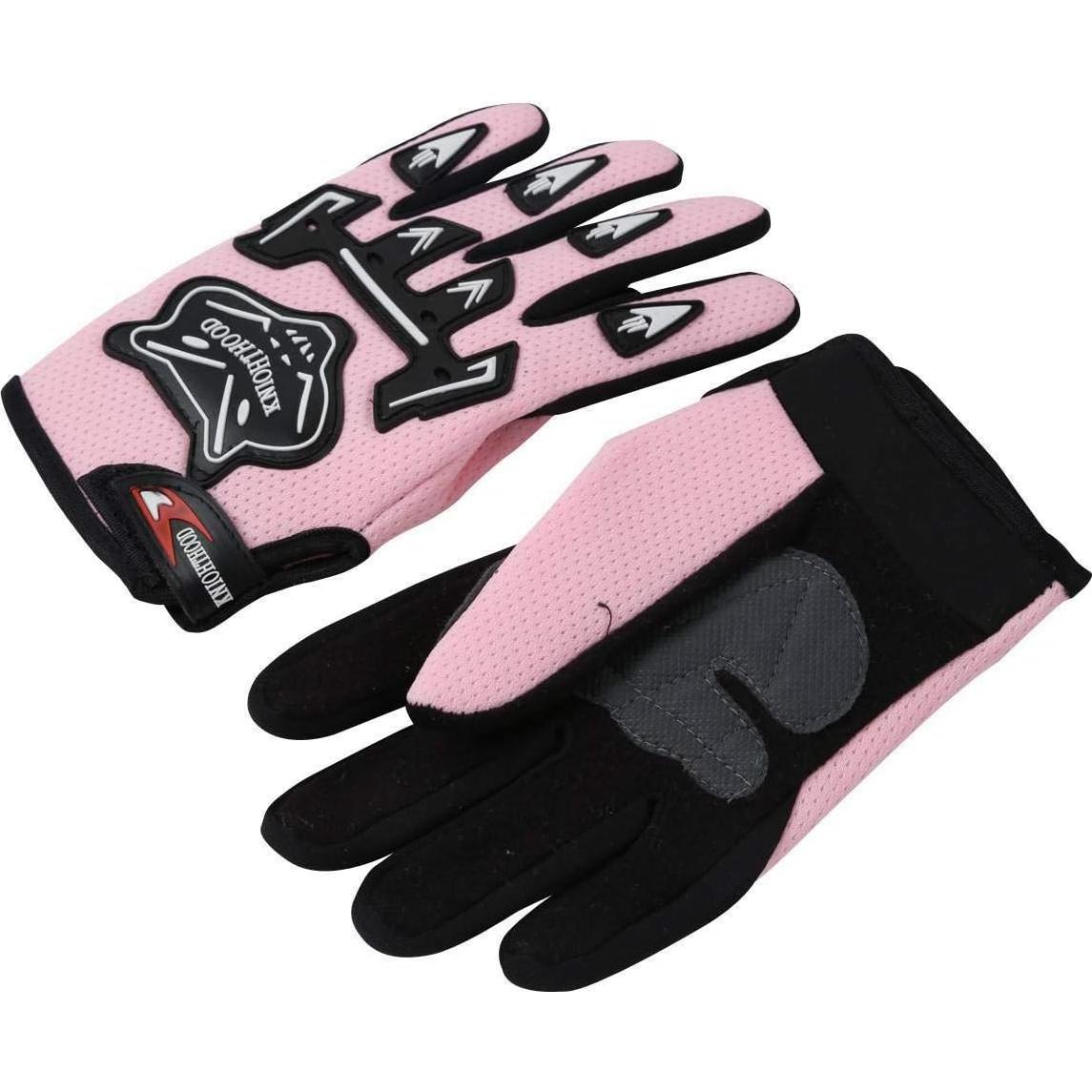 Casco SLMOTO ATV para Jóvenes Mariposa Rosa Grande