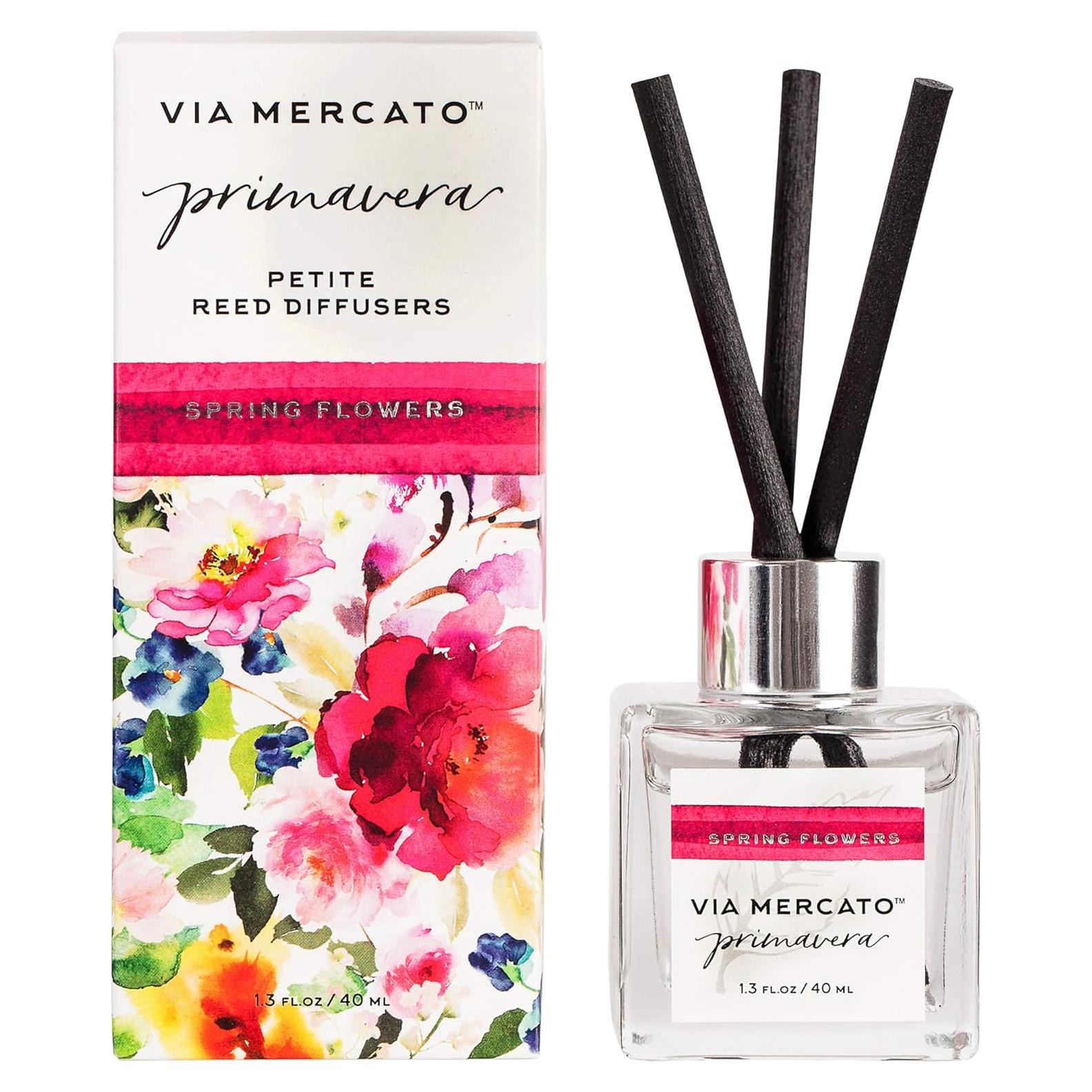 Difusor de caña Petite Via Mercato Flores de Primavera 50g