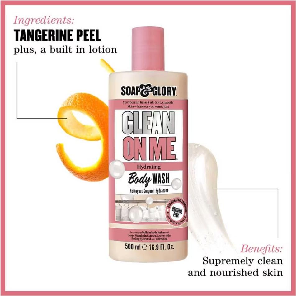 Gel de Ducha Soap & Glory Clean On Me 500 ml