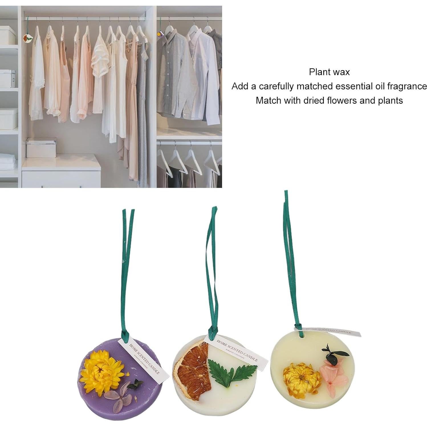 Tabletas de Cera Aromaterapia 3pcs - Fragancia Flor de Durazno