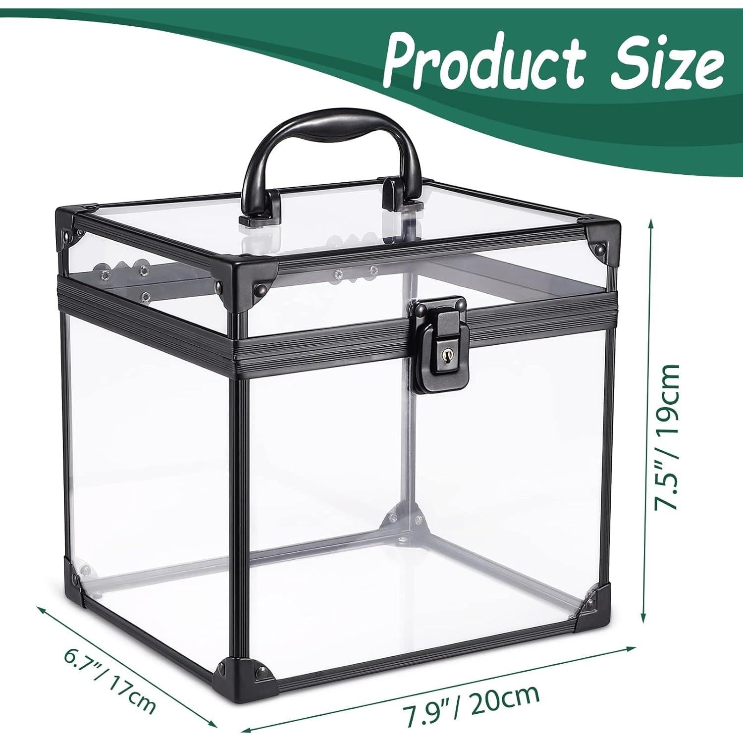 Estuche Portátil Noverlife para Maquillaje 20x17x19cm Transparente