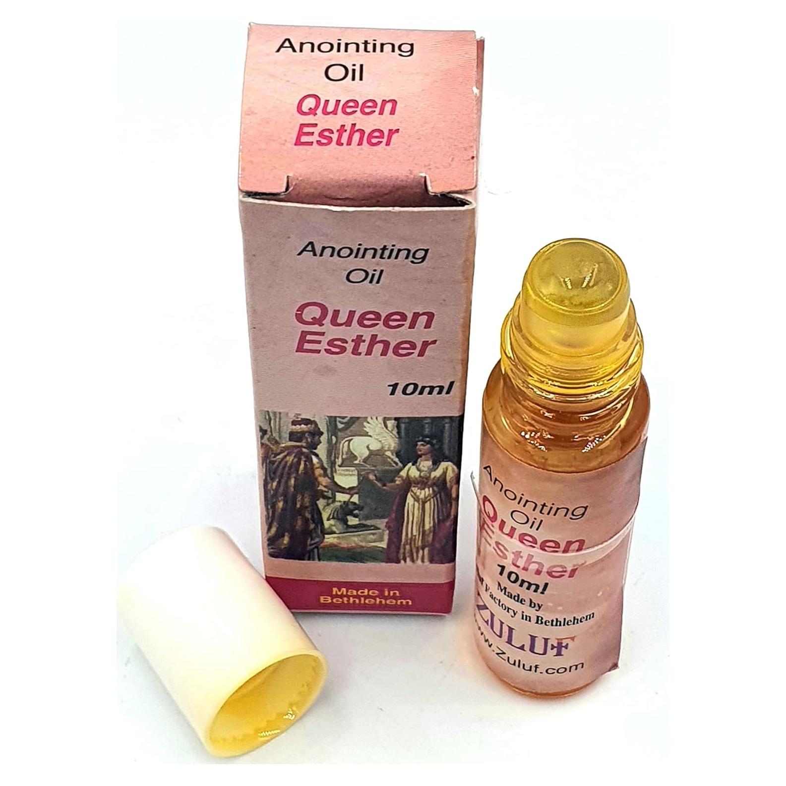 Aceite de Unción Zuluf Reina Esther 10ml - Bendición de Israel