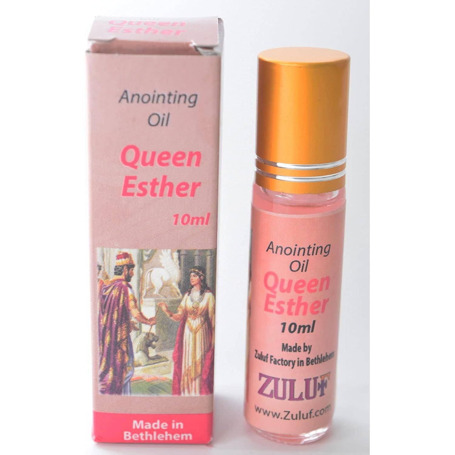 Aceite de Unción Zuluf Reina Esther 10ml - Bendición de Israel
