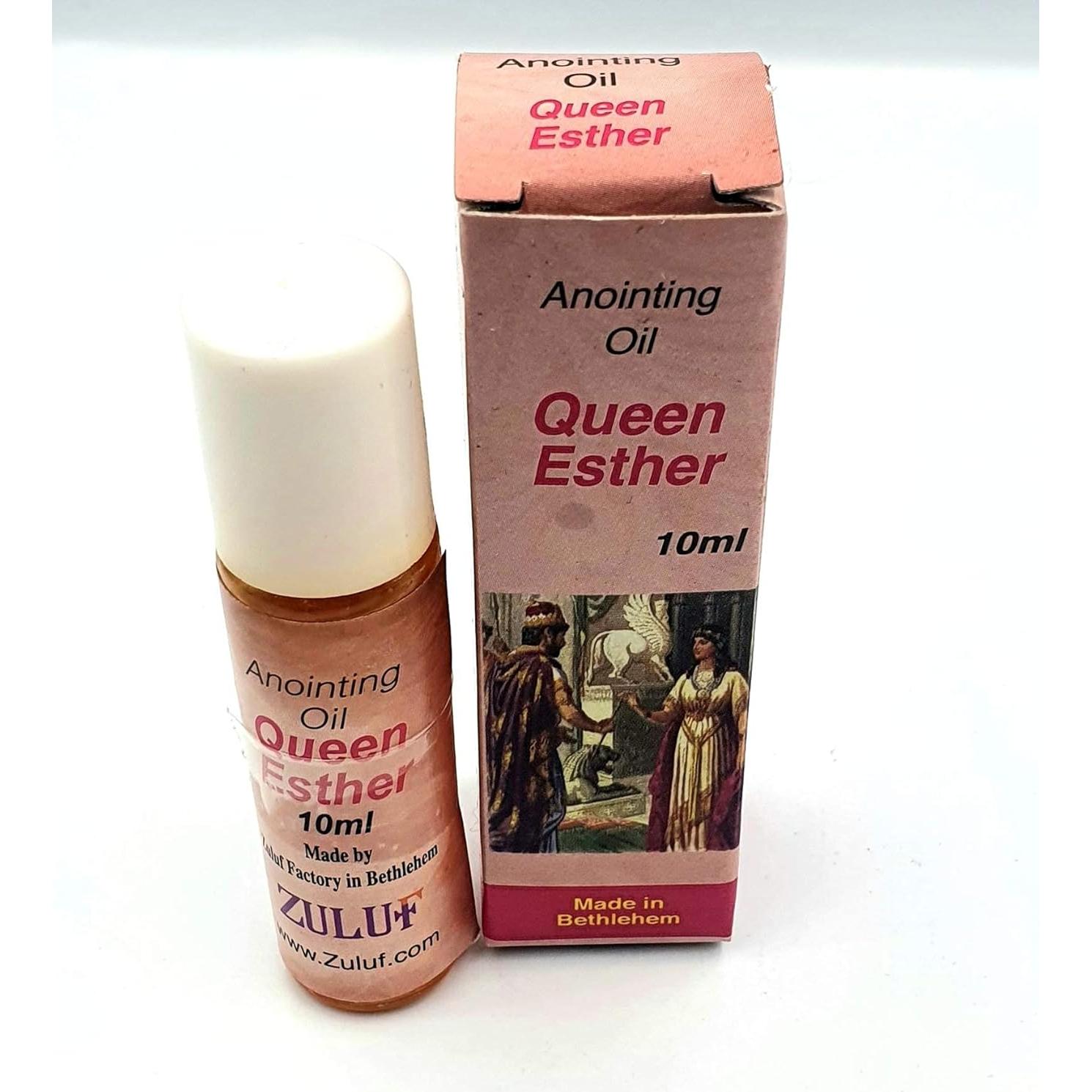 Aceite de Unción Zuluf Reina Esther 10ml - Bendición de Israel