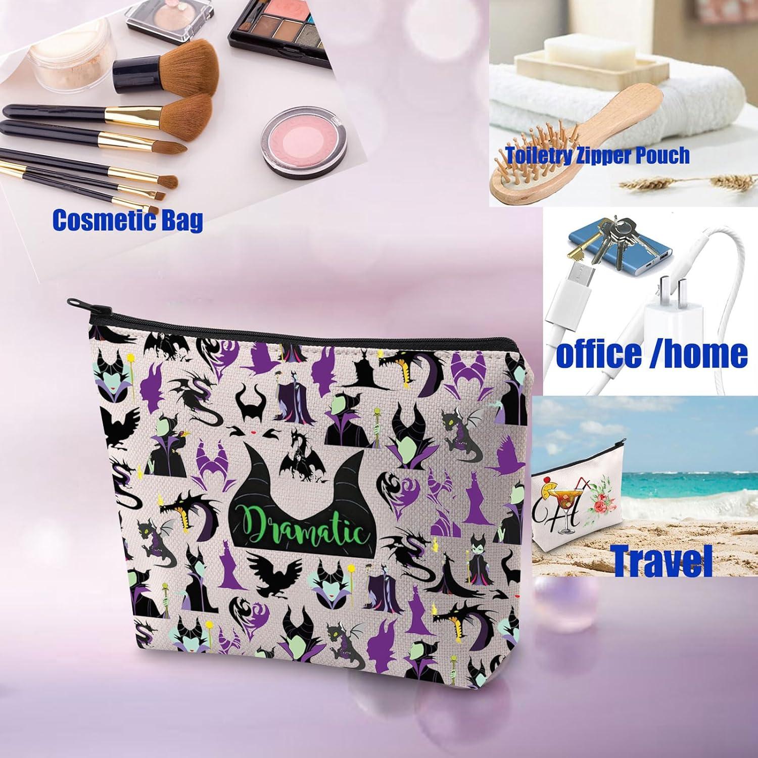 Bolsa de Maquillaje PXTIDY Beige 22.86x17.78cm Impermeable