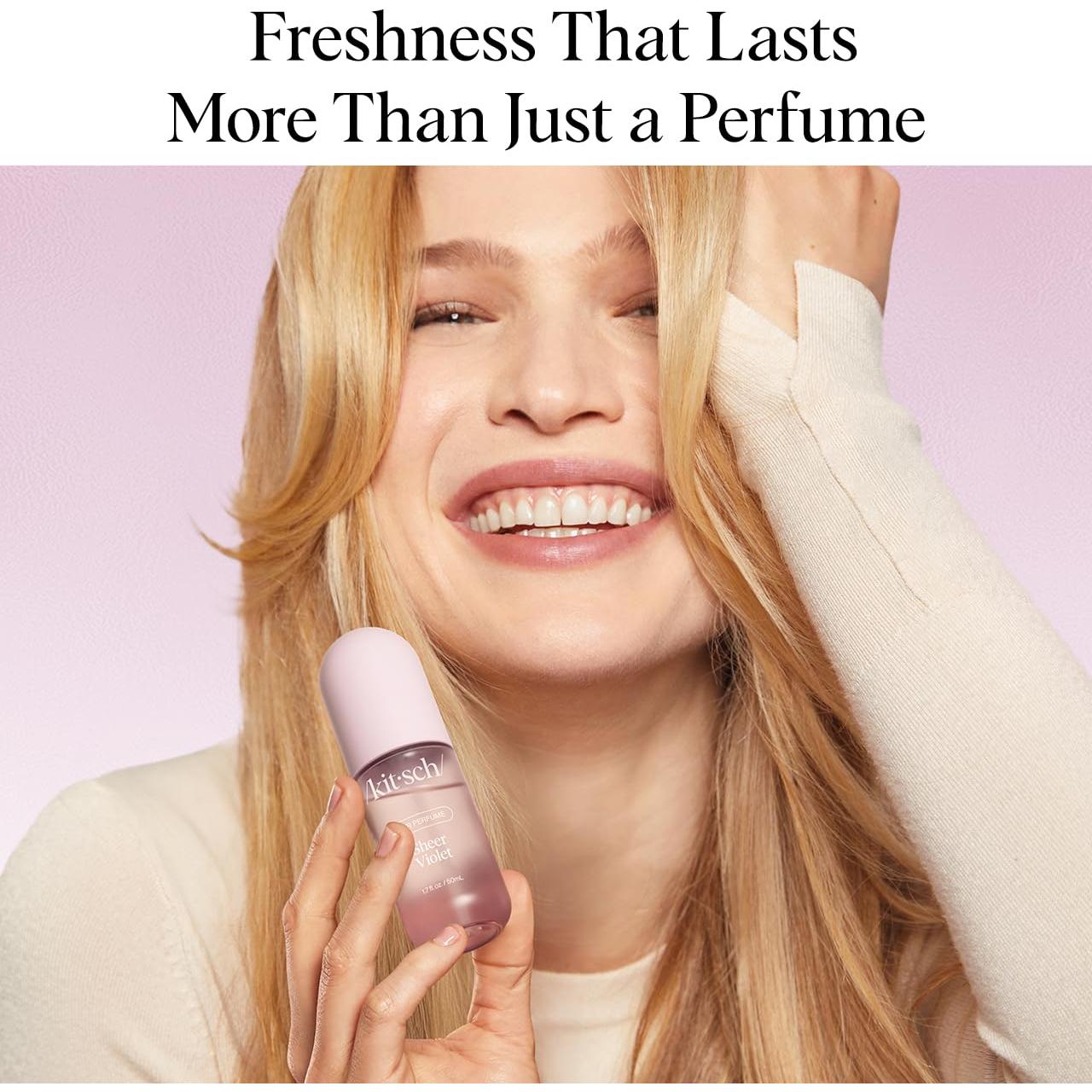 Perfume Capilar Kitsch 50ml - Aroma Frutal Violeta y Frambuesa