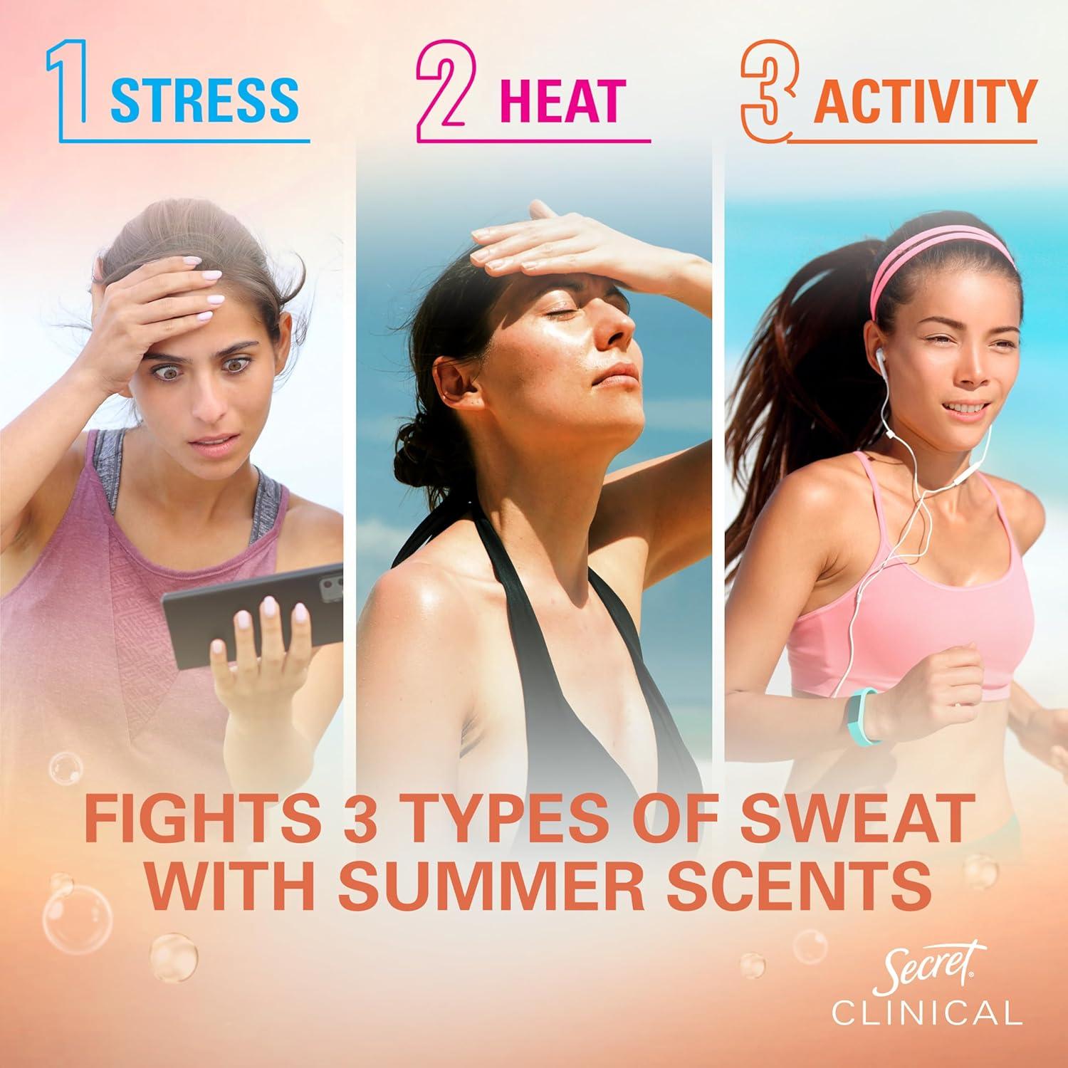 Desodorante Antitranspirante Secret Mandarina Burbujeante 45g