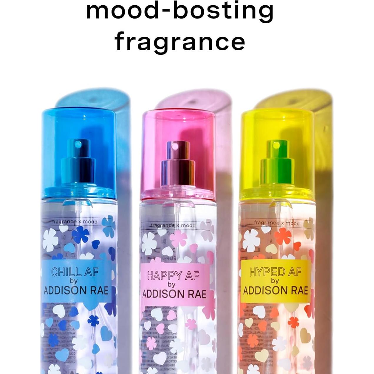 Spray Corporal Addison Rae Hyped AF 170g - Aroma Cítrico Amaderado