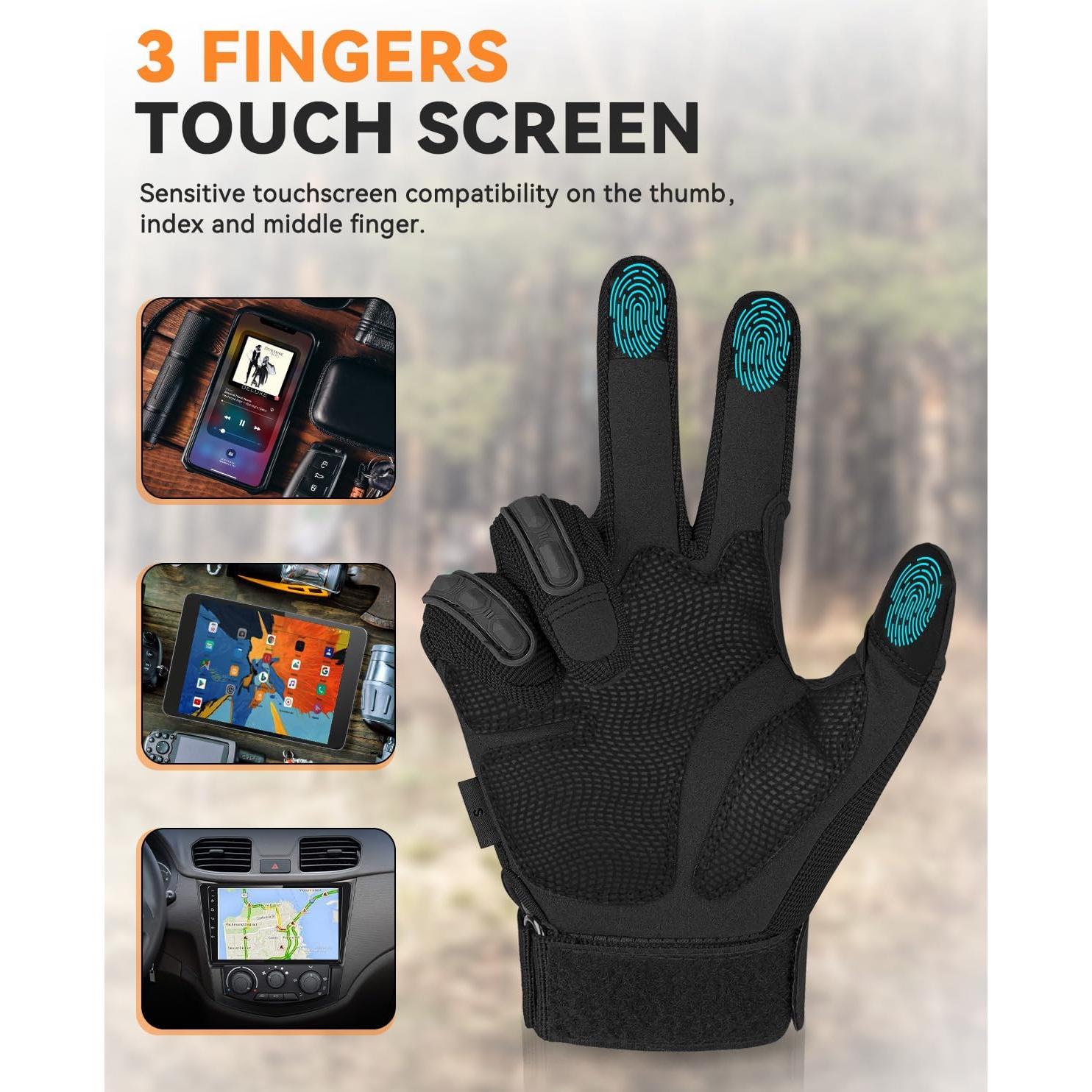 Guantes Tácticos KUMGIM ZSST001 para Caza y Motocicleta