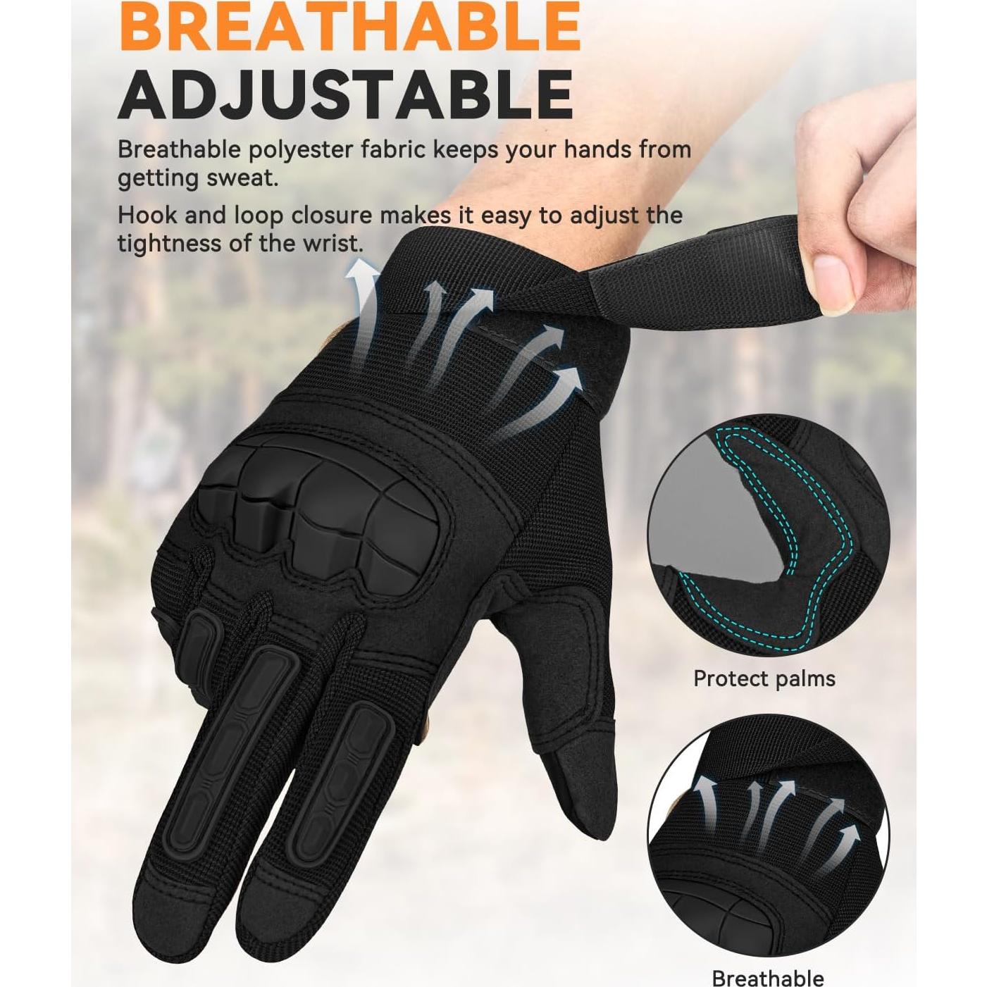 Guantes Tácticos KUMGIM ZSST001 para Caza y Motocicleta