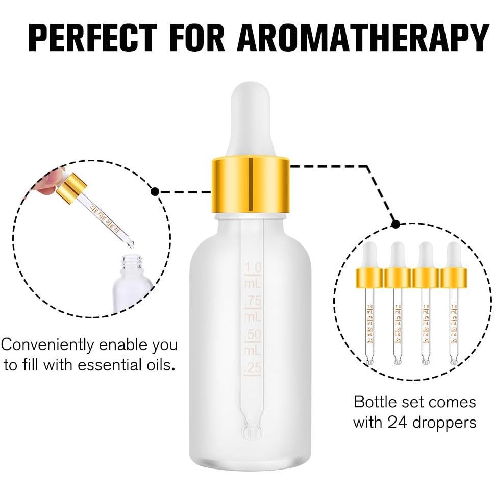 Botellas de Cuentagotas PrettyCare 30 ml - Paquete de 24