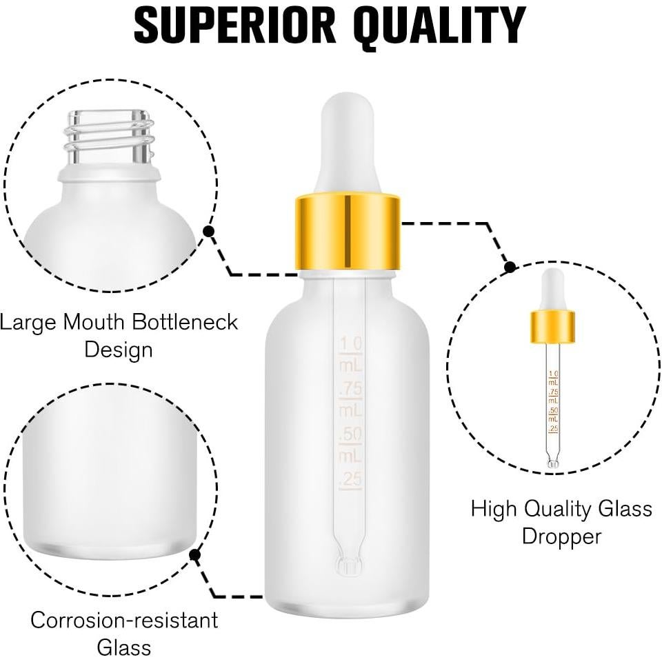 Botellas de Cuentagotas PrettyCare 30 ml - Paquete de 24