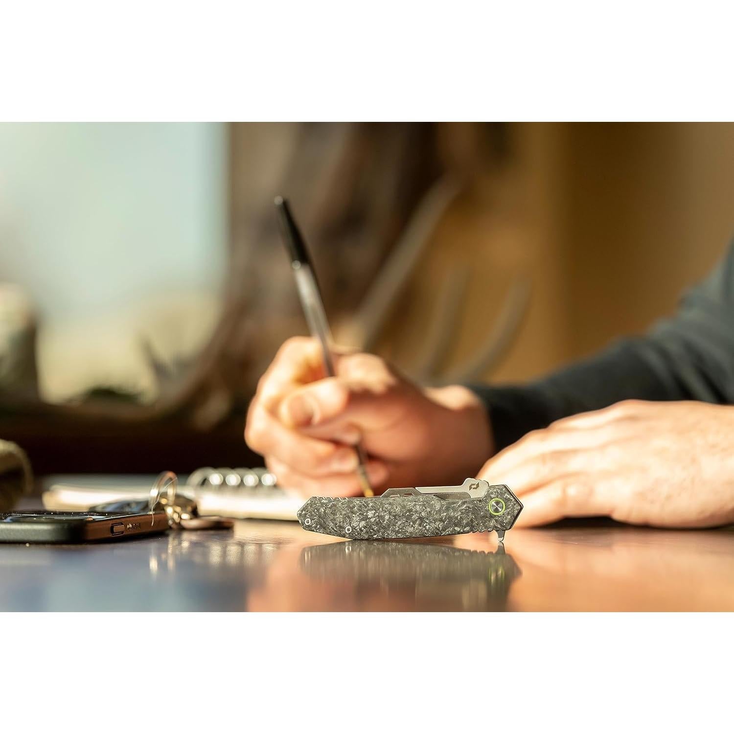 Cuchillo Schrade Enrage Stryche 6 con hoja reemplazable y fibra de carbono