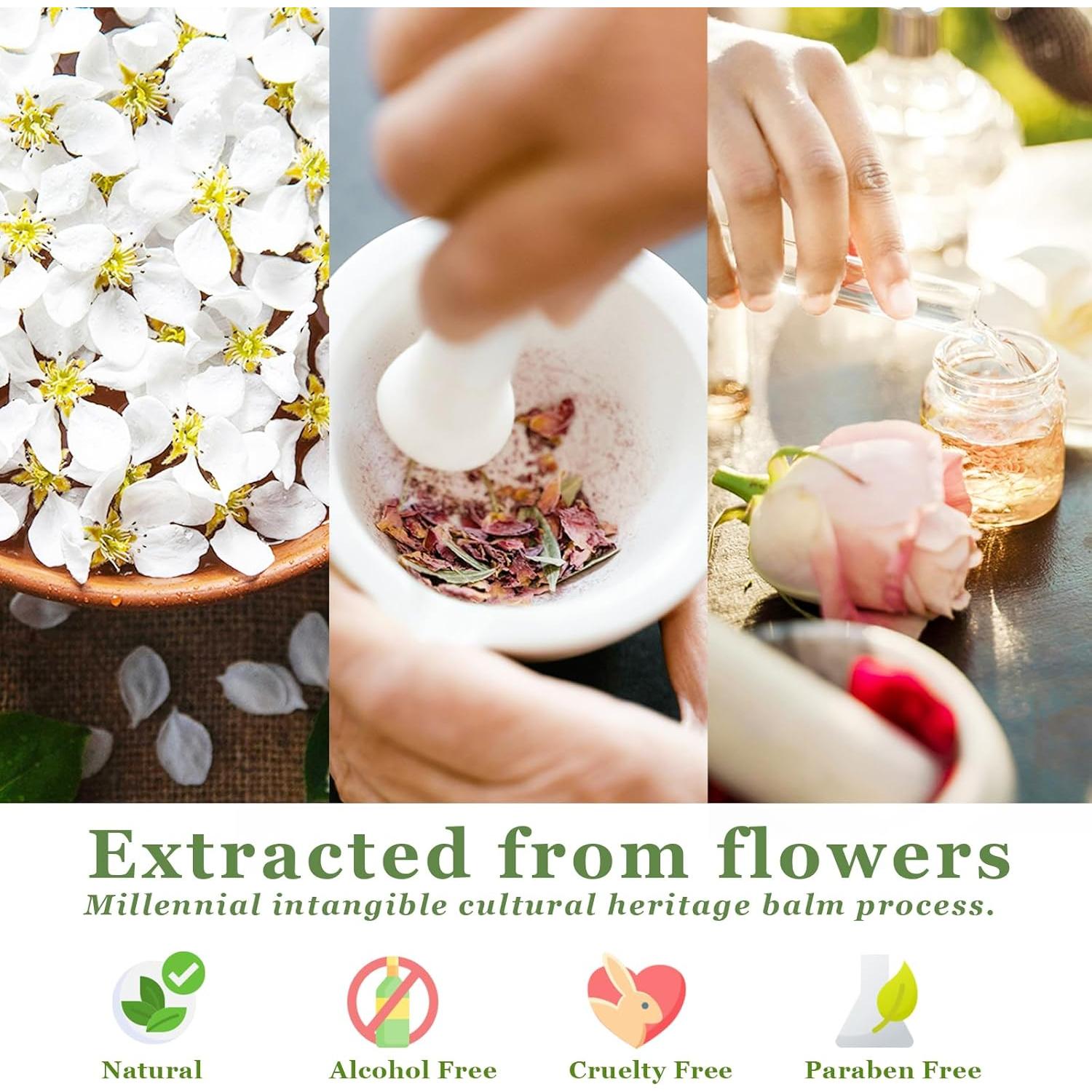 Set de Regalo de Lujo Banami - 3 Perfumes Sólidos Floral