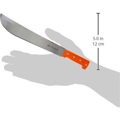 Machete Truper T-460-14P Mango Naranja 36 cm Acero Inoxidable