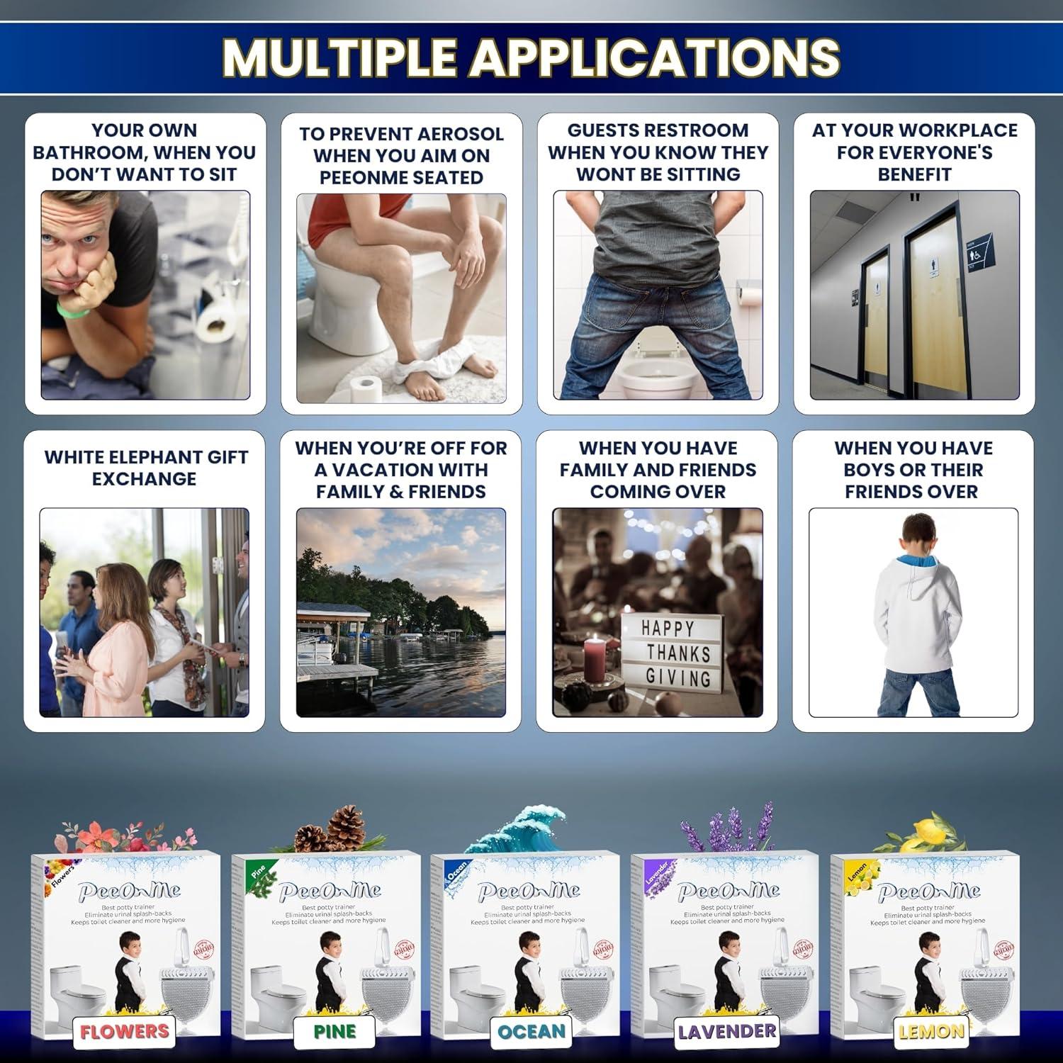 Protector de Salpicaduras Inodoro PeeOnMe Aroma Lavanda