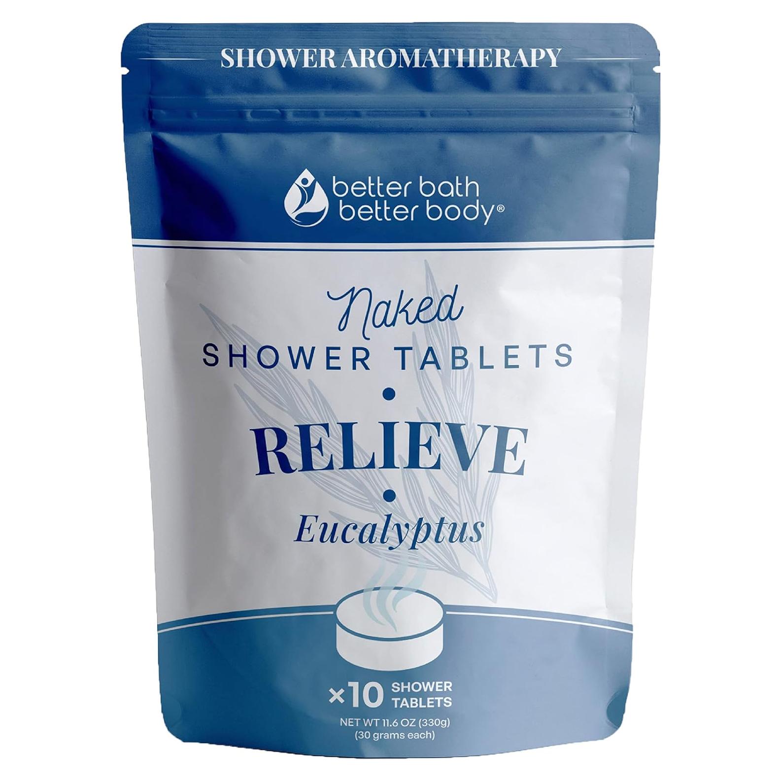 Tabletas de Ducha Aromaterapia Eucalipto 10 Unidades Better Bath