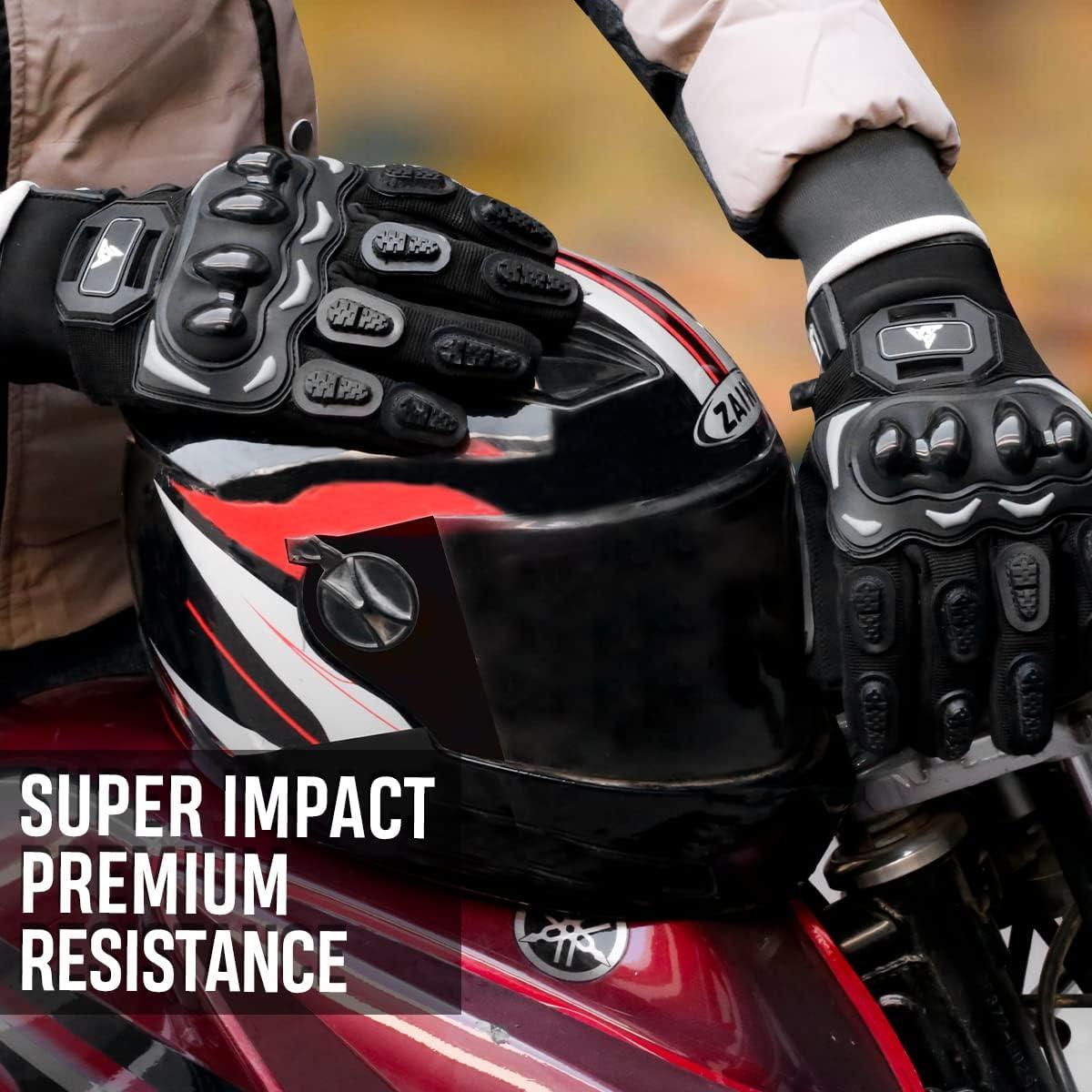 Guantes de Motocicleta SAGA SPORTS Vortex Táctiles y Seguros
