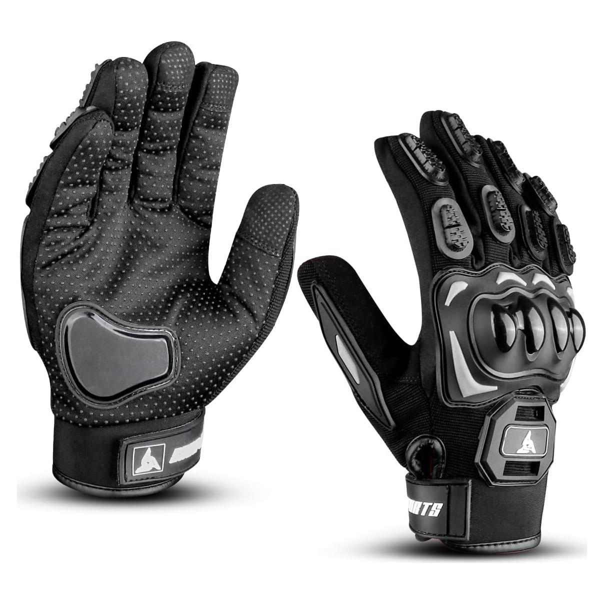 Guantes de Motocicleta SAGA SPORTS Vortex 2XL Protección Nudillos