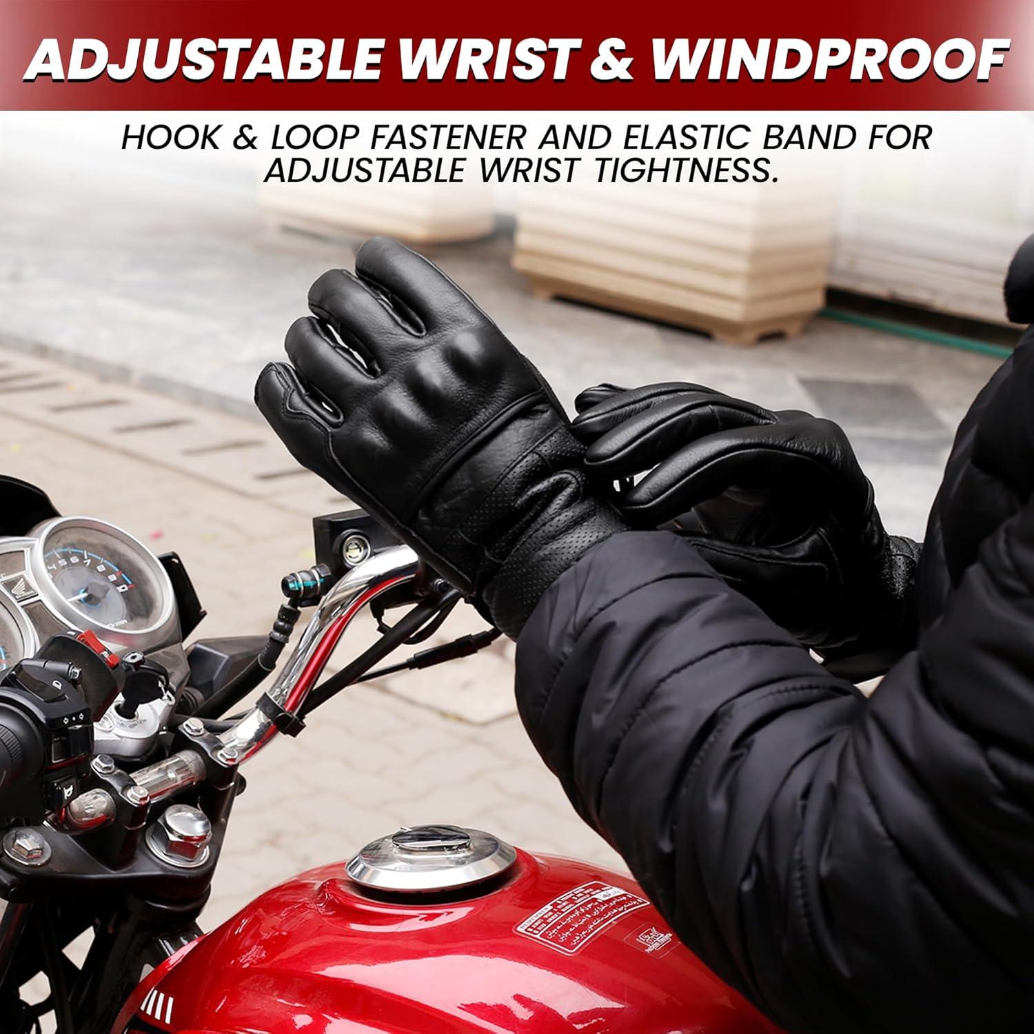 Guantes de Motocicleta SAGA SPORTS Kinetix Táctiles Unisex