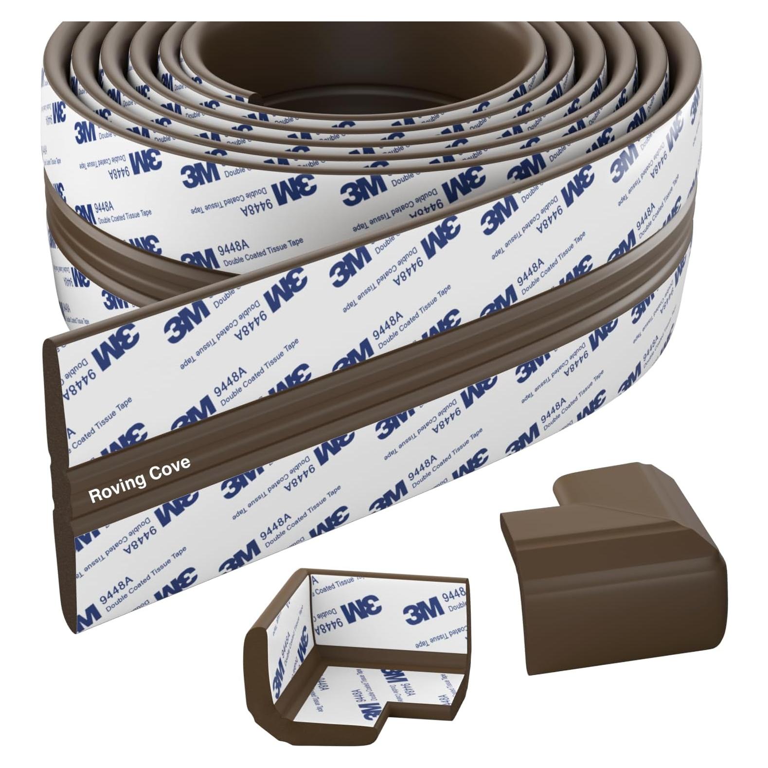 Protector de Esquina para Chimenea Roving Cove 2.74m Marrón