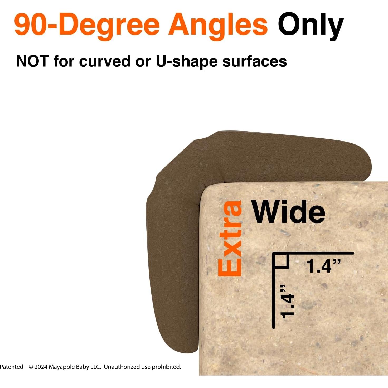 Protector de Esquina para Chimenea Roving Cove 2.74m Marrón