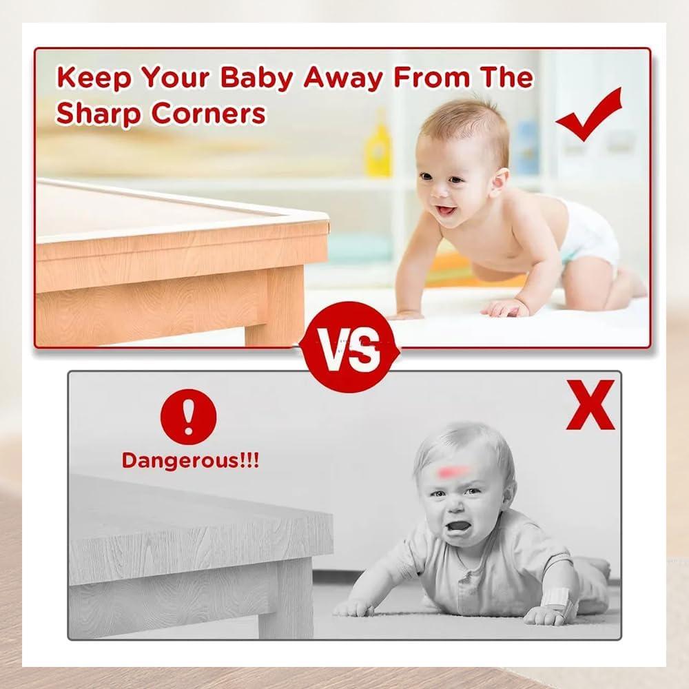 Protector de Bordes Transparente XHWUDI 2" x 3m para Bebés