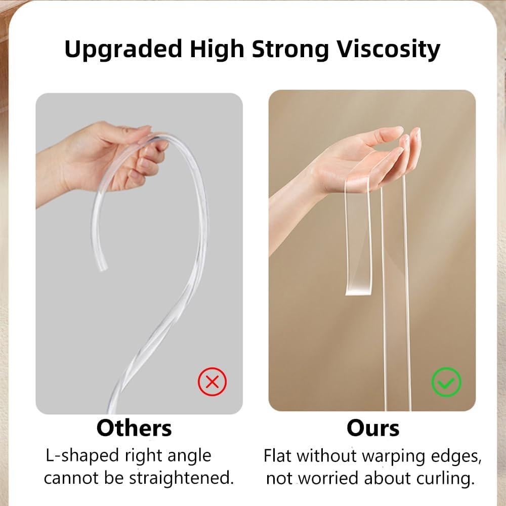 Protector de Bordes Transparentes XHWUDI 1.2" x 3m 2mm